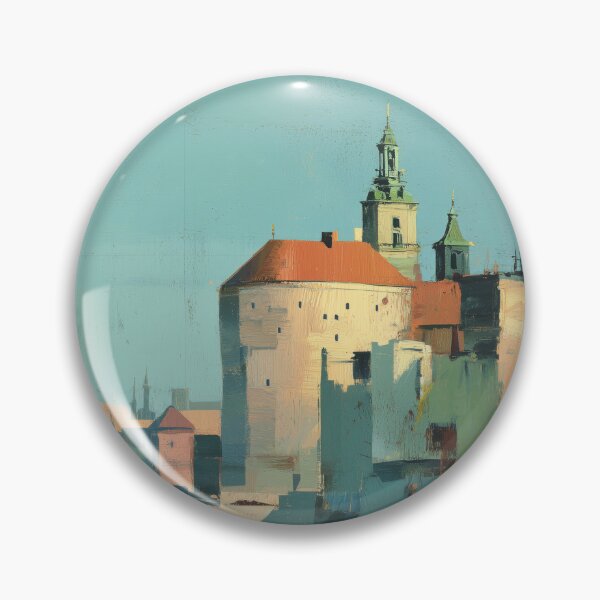 Item preview, Krakow Wawel Castle, Riverside Pastel Decor designed and sold by MarkedArtPrints.