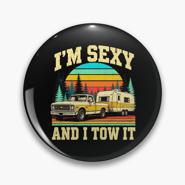 Item preview, Camping Adventure Vintage Retro Truck and Trailer designed and sold by ROUX-ART.