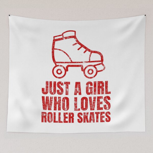 Item preview, Just a girl who loves roller skates designed and sold by chaaval.
