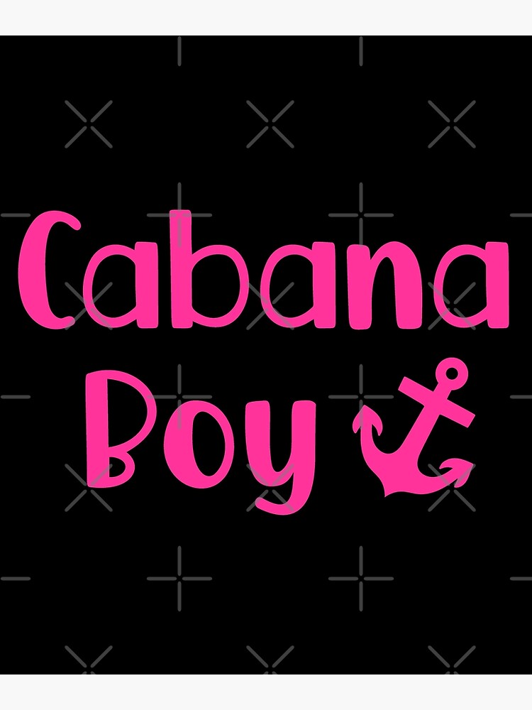 "Cabana Boy" Poster by fruitflypie Redbubble