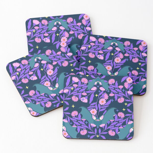 Item preview, Bats and leaves designed and sold by Poupoutte.