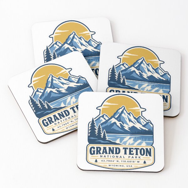 Item preview, Grand Teton National Park Wyoming – Mountain Travel Badge designed and sold by ChicClicker.