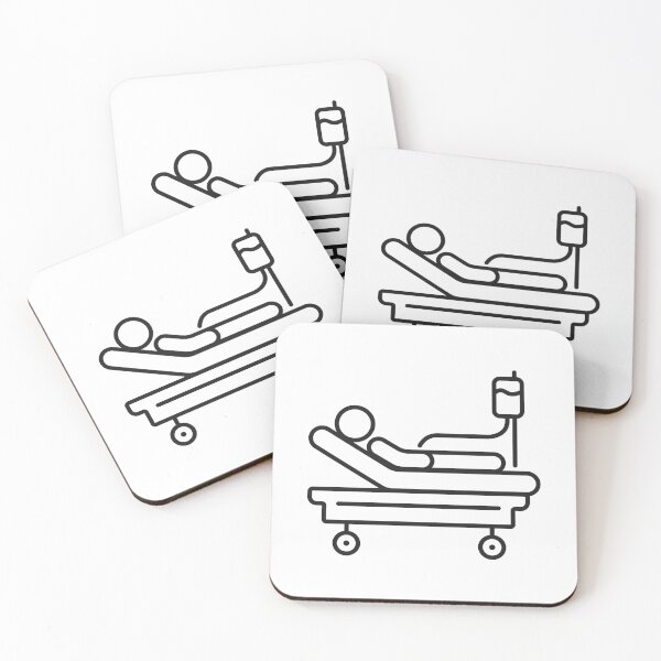 Item preview, Hospital Patient Stretcher Line Icon designed and sold by VectorForge Studio.