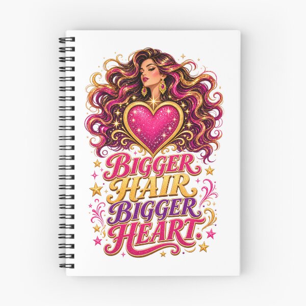 Item preview, Bigger Hair, Bigger Heart designed and sold by zakvisuals.