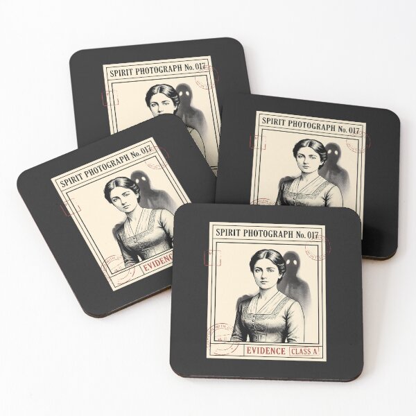 Item preview, Spirit Photograph No 017 - Victorian Ghost Paranormal Evidence Art designed and sold by SplashTastic.