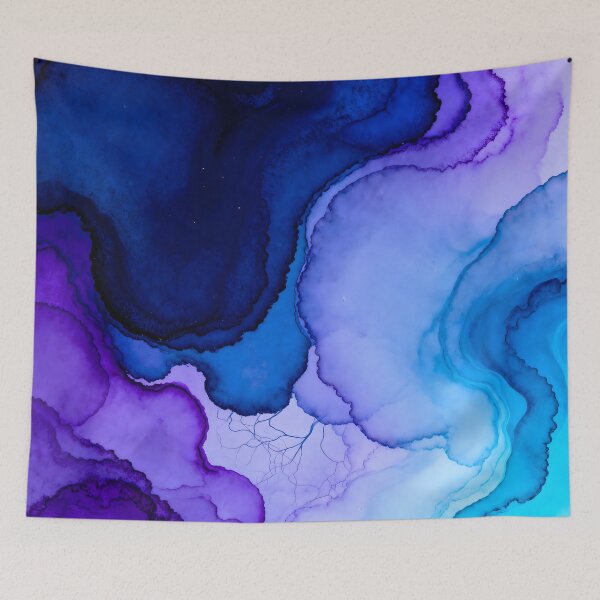 Item preview, Ink in Water Abstract Fluid Art Painting designed and sold by ArtAmbience.