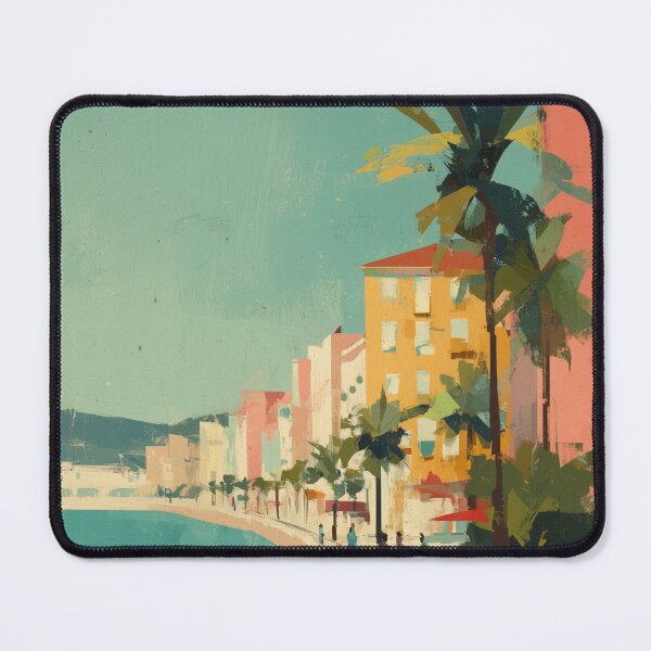 Item preview, Nice French Riviera, Coastal Palm Decor designed and sold by MarkedArtPrints.