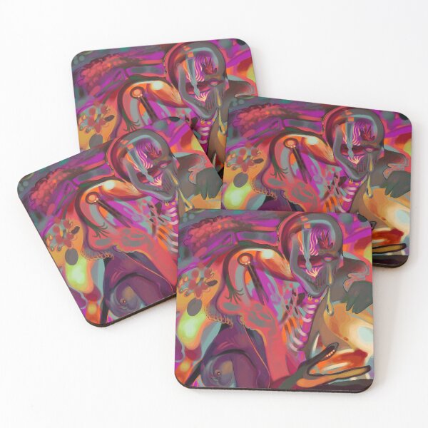 Item preview, Vibrant Skeleton Art with Abstract Background designed and sold by Baby-Care.
