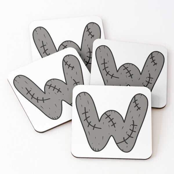 Item preview, Spooky Letter W designed and sold by Minaficent.
