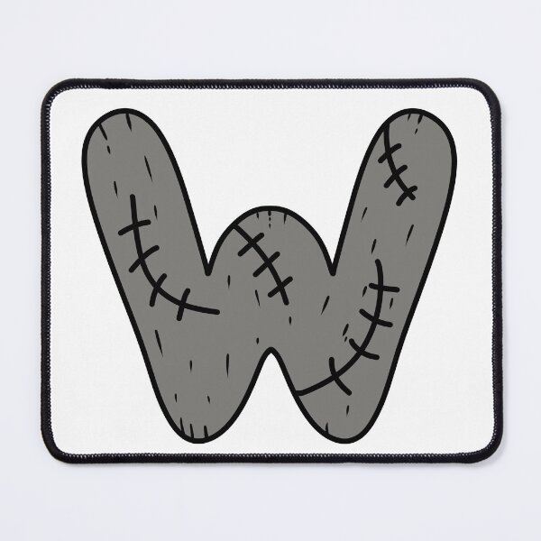 Item preview, Spooky Letter W designed and sold by Minaficent.