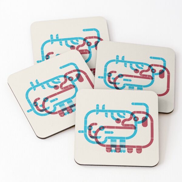 Item preview, Friendship - turquoise and burgundy edition designed and sold by POCOmuchoStudio.