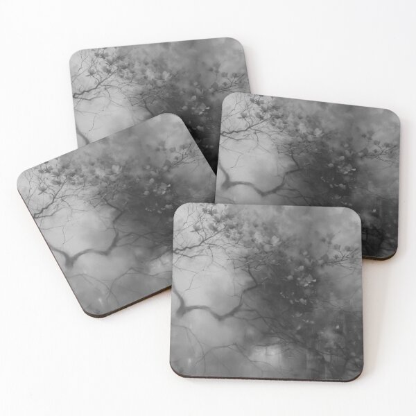Item preview, Ethereal Black and White Magnolia Flower designed and sold by PhaidraKarole.