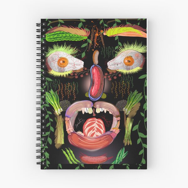 Item preview, Veggies on My Face | Quirky Surreal Vegetable Art designed and sold by Art With Impact – Statement Art & Apparel for Deep Thinkers.