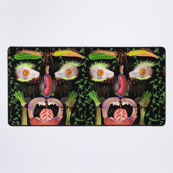 Item preview, Veggies on My Face | Quirky Surreal Vegetable Art designed and sold by Art With Impact – Statement Art & Apparel for Deep Thinkers.