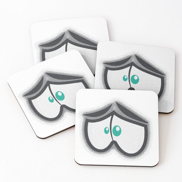 Item preview, Yearning Softened Gaze Cartoon Eyes | BookTok Romance Trope Aesthetic | Longing Look Minimalist Art White designed and sold by MoonHoneybyImani.