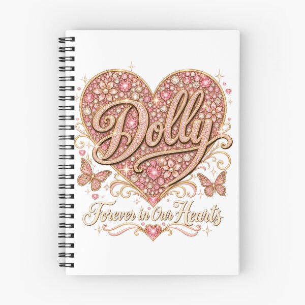 Item preview, Dolly Forever In Our Hearts | Rhinestone Heart Tribute | Country Music Memorial designed and sold by ZIGLWORKS.