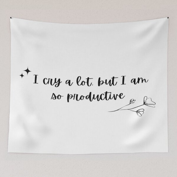 Item preview, I cry a lot but I am so productive - Taylor Swift designed and sold by Simi2020.
