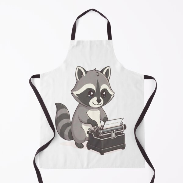 Item preview, Cute Raccoon Typing Vintage Typewriter designed and sold by Ella_Sketch.