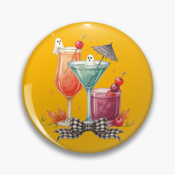 Item preview, Spooky Halloween cocktails illustration designed and sold by BackTWO.