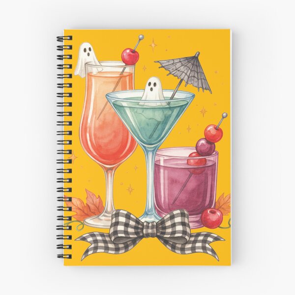 Item preview, Spooky Halloween cocktails illustration designed and sold by BackTWO.