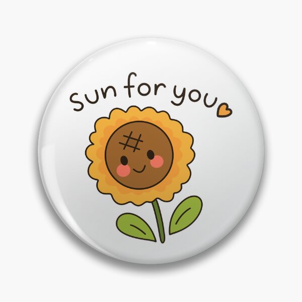 Item preview, Cute Hand Drawn Sunflower Kawaii Kids Gift designed and sold by Porpor Artwork.