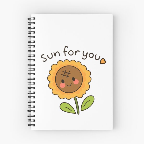 Item preview, Cute Hand Drawn Sunflower Kawaii Kids Gift designed and sold by Porpor Artwork.