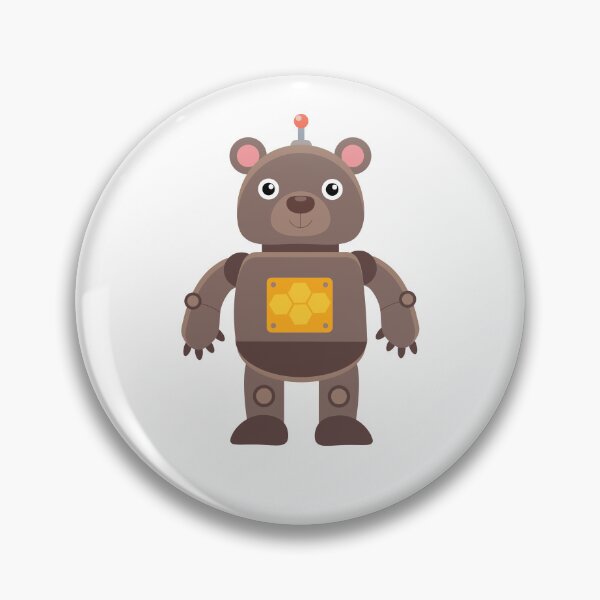 Item preview, Cute Robot Bear Brown Mechanical Teddy Bear designed and sold by ElenMart.