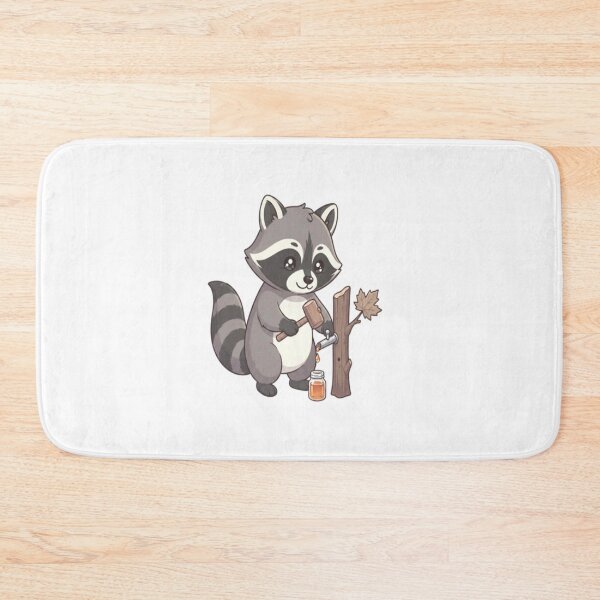 Item preview, Cute Raccoon Tapping Maple Syrup designed and sold by Ella_Sketch.