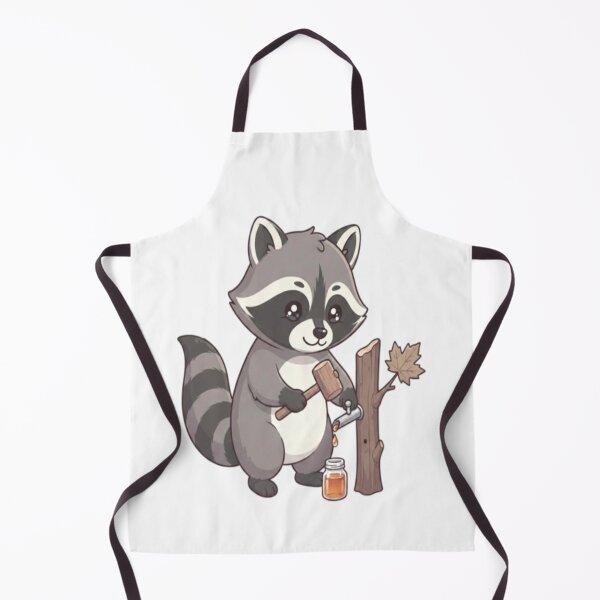 Item preview, Cute Raccoon Tapping Maple Syrup designed and sold by Ella_Sketch.