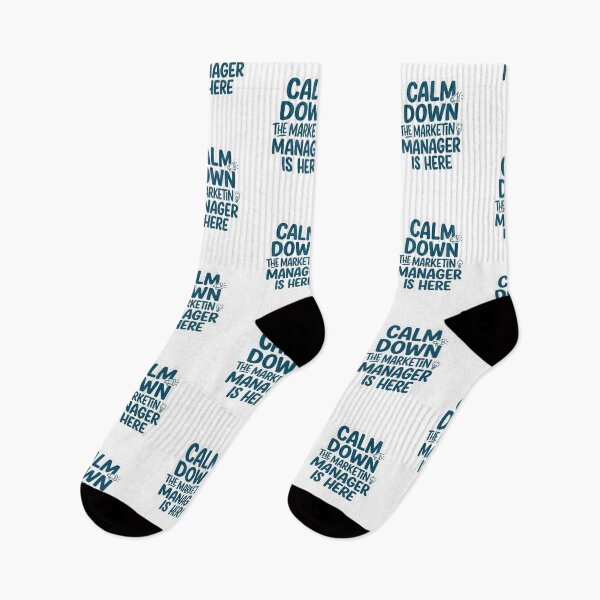 Item preview, Calm Down The Marketing Manager Is Here Funny Office Career Quote designed and sold by raedattia.