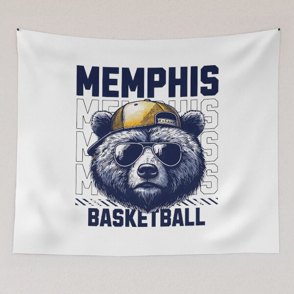 Item preview, Memphis Basketball Cool Bear Graphic Tee designed and sold by LisaTran96293.