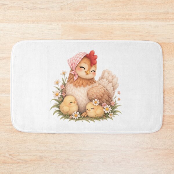 Item preview, Cute Hen & Chicks designed and sold by IGArte.