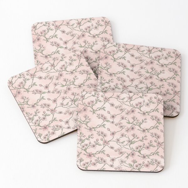 Item preview, Delicate Cherry Blossom Botanical Vintage Floral Pattern designed and sold by FashioonTrends.