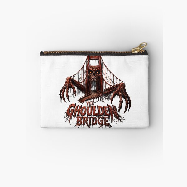 Item preview, The Ghoulden Gate Bridge - Horror Landmark Monster Dark Art designed and sold by HorrorWorldWeb.