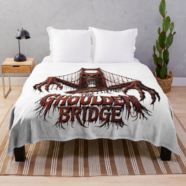 Item preview, The Ghoulden Gate Bridge - Horror Landmark Monster Dark Art designed and sold by HorrorWorldWeb.