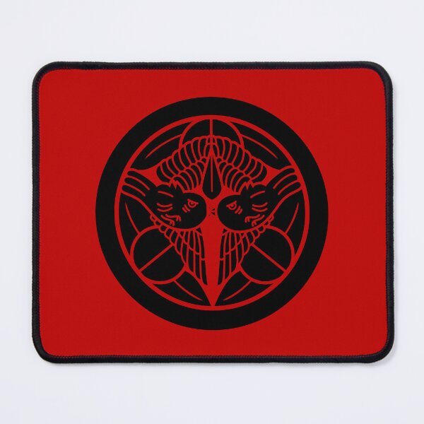 Item preview, Uesugi Kenshin Tobi-Suzume Crest Samurai Mon Black Red / Japanese Crest designed and sold by 戦国まーけっと SENGOKU MARKET.