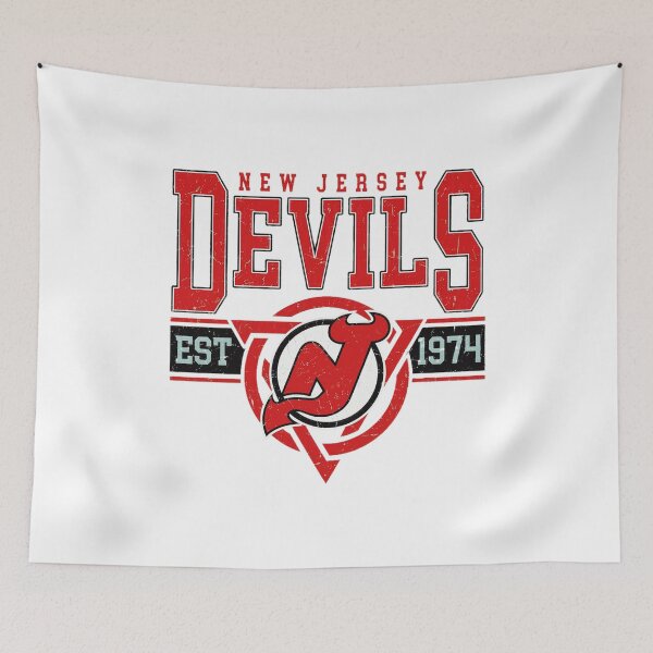 Item preview, New Jersey Devils Vintage EST 1974 Hockey Design designed and sold by ettPesha92.