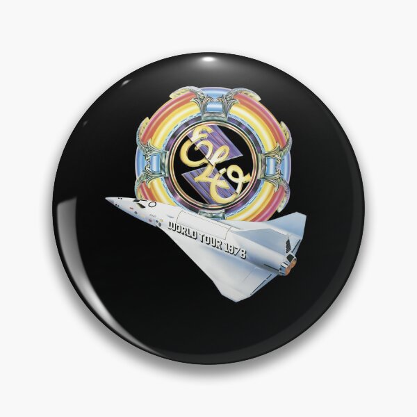 Item preview, Space Shuttle Flying Past A Neon Jukebox Circular Emblem With World designed and sold by Yehya Adjina.