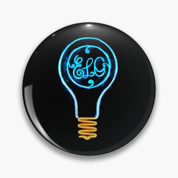 Item preview, Glowing Blue Light Bulb Outline Containing Band Monogram Against designed and sold by Yehya Adjina.