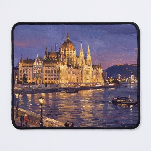 Item preview, Hungarian Parliament on the Danube designed and sold by RedPeaStudio.