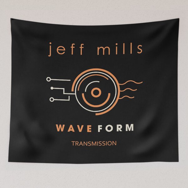 Item preview, Jeff Mills Waveform Transmission Illustration designed and sold by FULLER FACTORY.