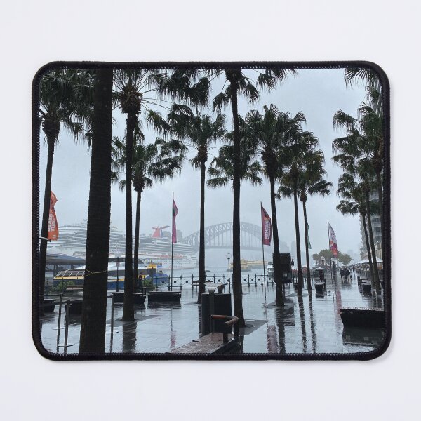 Item preview, Harbour Bridge in fog designed and sold by selenaxsc.