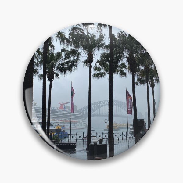 Item preview, Harbour Bridge in fog designed and sold by selenaxsc.