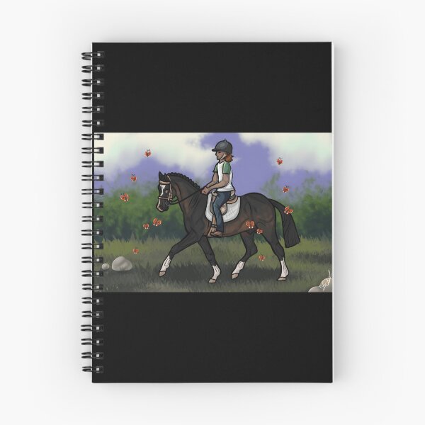 Item preview, Equestrian Horse Riding with Butterflies Design designed and sold by J-Mindful.