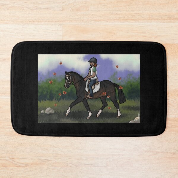 Item preview, Equestrian Horse Riding with Butterflies Design designed and sold by J-Mindful.