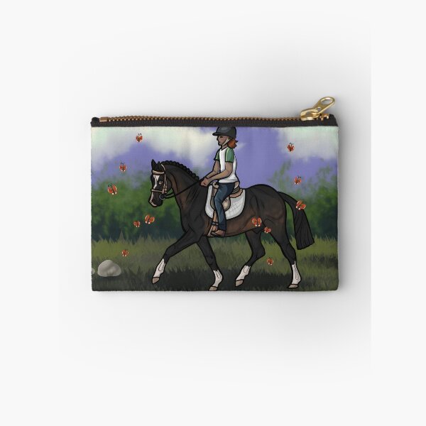 Item preview, Equestrian Horse Riding with Butterflies Design designed and sold by J-Mindful.