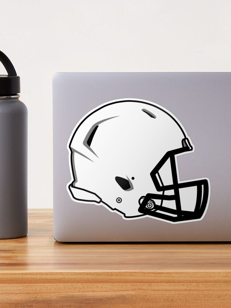 American Football Helmet, white Poster for Sale by Marcin Adrian