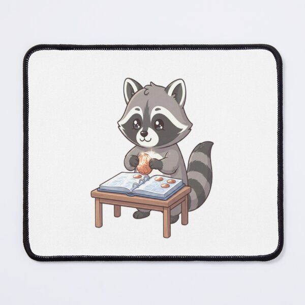 Item preview, Cute Raccoon Collecting Shiny Coins designed and sold by Ella_Sketch.