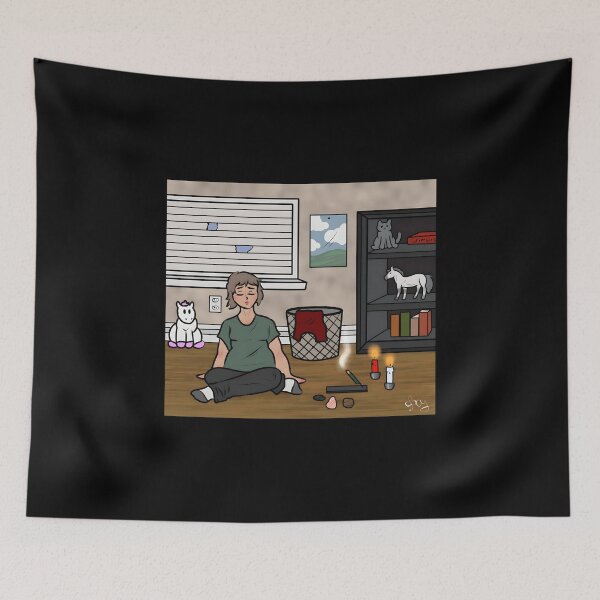 Item preview, Meditation and Mindfulness Illustration designed and sold by J-Mindful.