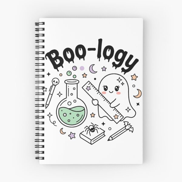 Item preview, Boo logy Spooky Subject Puns Science Ghost Math T-Shirt designed and sold by KreatoLab.